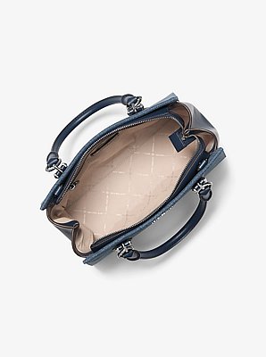 Marilyn Medium Denim Satchel