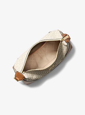 Teddi Medium Signature Logo Slouchy Shoulder Bag