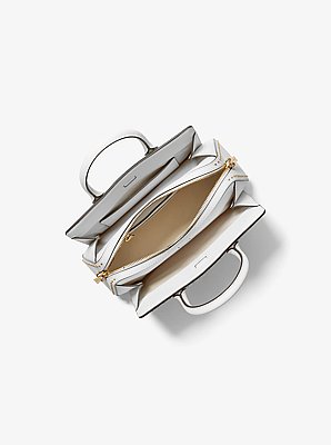 Laila Small Studded Leather Satchel