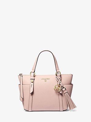 Bolso tote Sullivan peque&ntilde;o de piel saffiano con cremallera superior