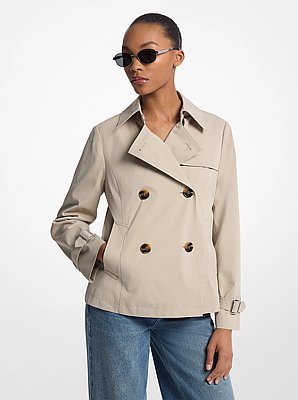 Cropped Trench Coat