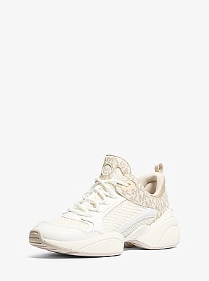 Sneaker Bowie in mesh con stampa logo