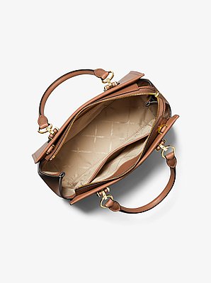 Marilyn Medium Saffiano Leather Satchel