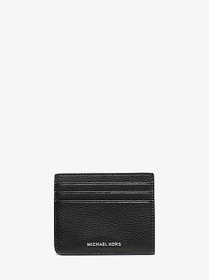 Hudson Pebbled Leather Card Case