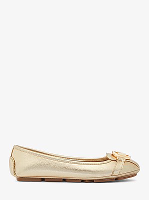 Fulton Metallic Leather Moccasin