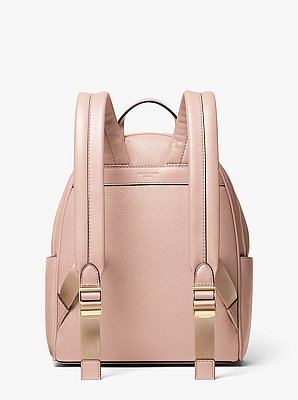 Mochila em pele granulada Bex m&eacute;dia