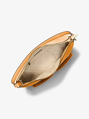 Grand sac &agrave; &eacute;paule cargo Merritt en cuir grain&eacute;
