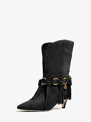 Daniela Fringe Suede Boot