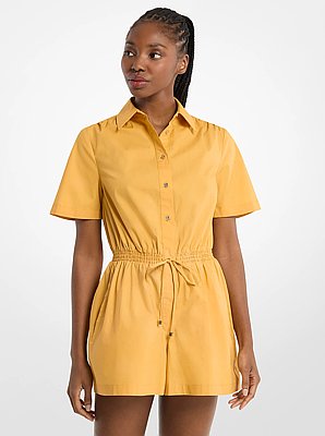 Cotton Poplin Romper