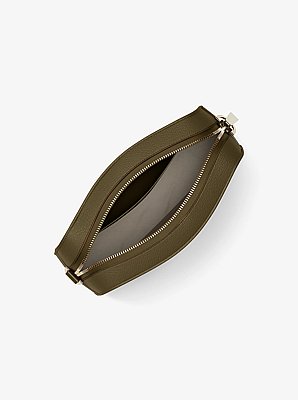 Bandolera Jet Set peque&ntilde;a de piel para c&aacute;mara