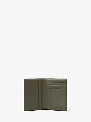 Hudson Pebbled Leather Folio Card Case