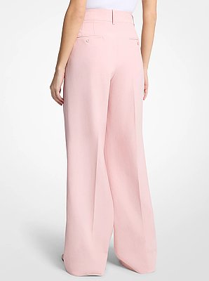Linen Wide-Leg Trousers
