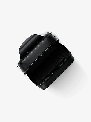 Cooper Small Signature Logo Sling Pack in PG/BLK MUL | Michael Kors image number 1