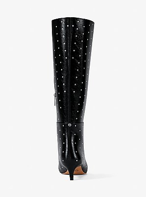 Nalia Studded Kitten Heel Boot