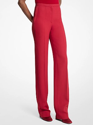 Pantal&oacute;n de esmoquin Agyness en crep&eacute; sabl&eacute; doble