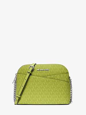 Jet Set Travel Medium Logo Dome Crossbody Bag