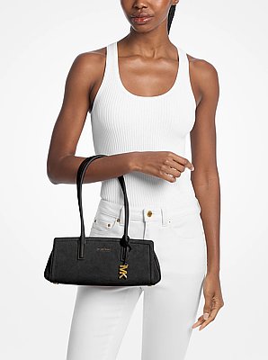 Laila Small Suede Shoulder Bag