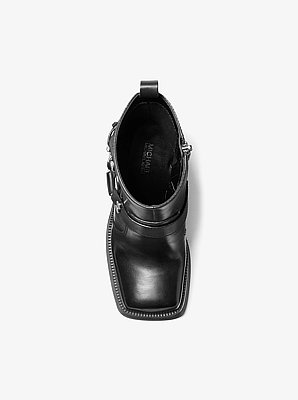 Crosby Leather Platform Moto Boot