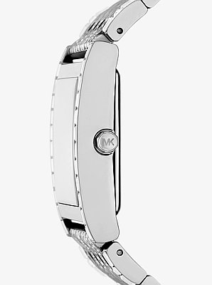 Limited-Edition Georgie Pav&eacute; Silver-Tone Watch