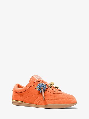 Nolan Embellished Suede Sneaker