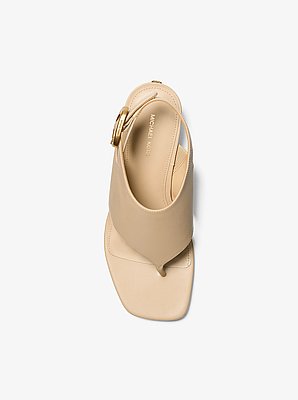 Kya Flex Leather Thong Sandal