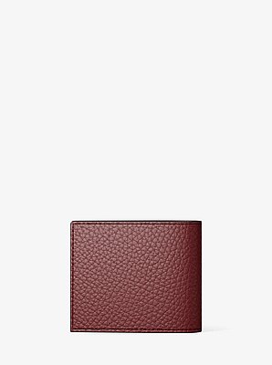 Hudson Pebbled Leather Billfold Wallet
