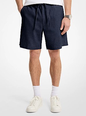 Linen Blend Shorts