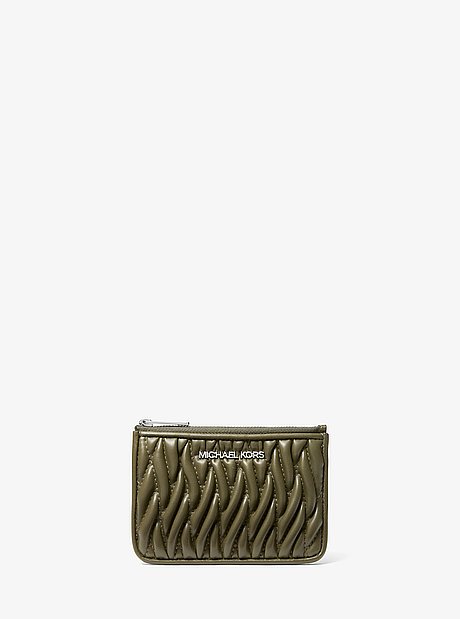 Jet Set Travel Small Matelass&eacute; Coin Pouch
