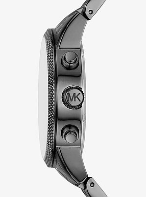 Reloj Hutton oversize en tono plomizo