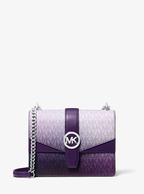 Greenwich Small Ombré Signature Logo Crossbody Bag