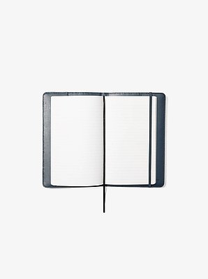 Cuaderno mediano de denim con adornos