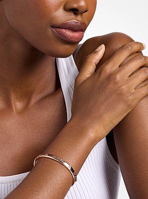 Bracciale rigido con logo