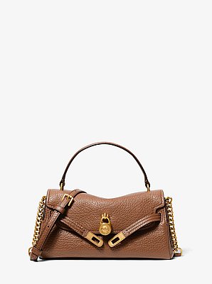 Hamilton Moderne Extra-Small Textured Leather Slouchy Crossbody Bag
