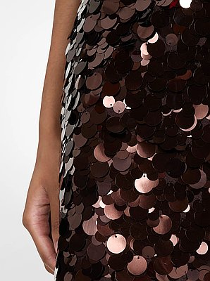 Paillette Embellished Mini Skirt