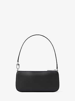 Zoe Small Pebbled Leather Pochette