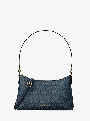 Sienna Medium Signature Logo Convertible Crossbody Bag