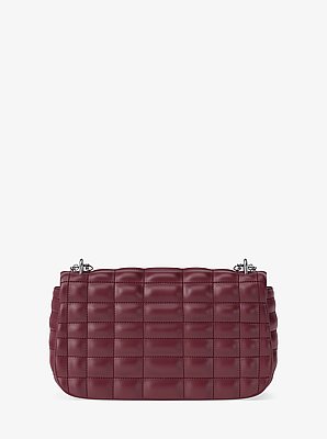 Tribeca Large Quilted Leather Shoulder Bag
