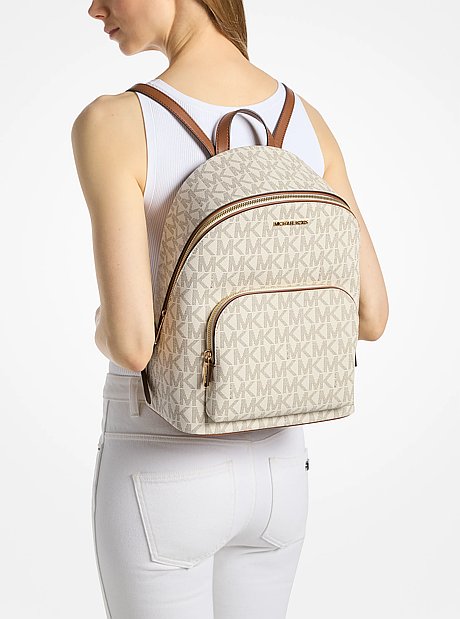 Connie Medium Signature Logo Backpack