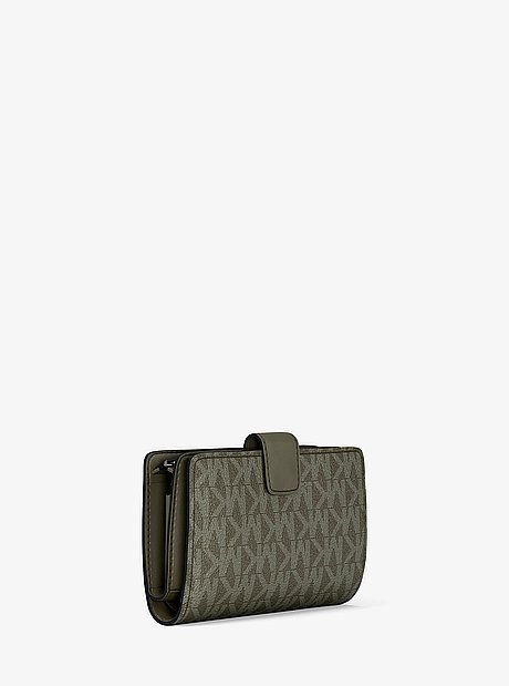 Jet Set Travel Medium Signature Logo Wallet