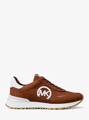 Sneaker Nova aus perforiertem Wildleder
