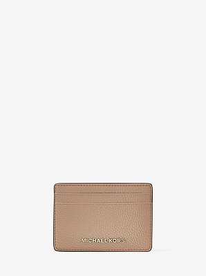 Pebbled Leather Card Case