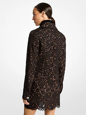 Corded Floral Lace Jacket