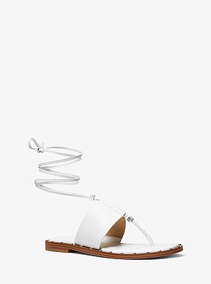 Sandalia Jagger de piel con cordones