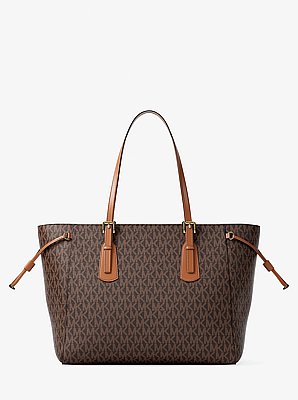 Bolso tote Voyager grande con cremallera superior y logotipo exclusivo