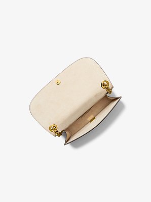 Christie Mini Crocodile Embossed Leather Envelope Bag