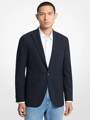 Textured Woven Blazer