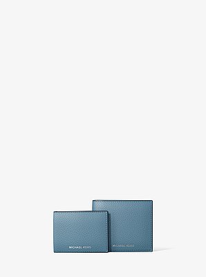 Cooper Pebbled Leather Billfold Wallet With Passcase