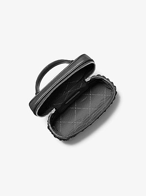 Vivi Small Matelass&eacute; Burnished Vanity Crossbody Bag
