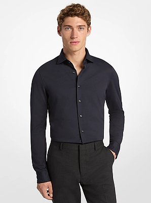 Slim-Fit Tech Knit Shirt