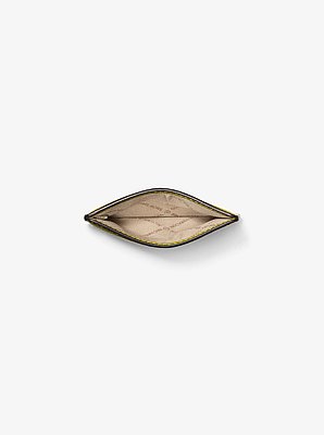 Jet Set Pebbled Leather Card Case